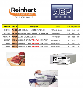 Reinhart Food packaging